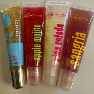 Tasty Lip Color Set - Frozen Daiquiri, Apple Mojito, Pina Colada, Sangria
